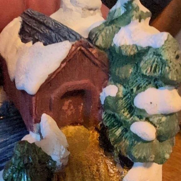 The American Rustic Series Country Christmas Cottages - Covered Bridge - Picture 4 of 8